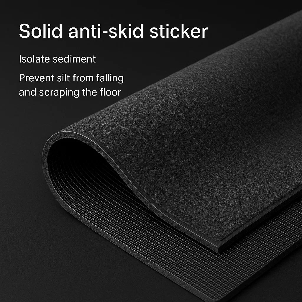 Roll of solid anti-skid sticker on a black background